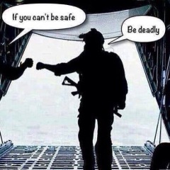 if you can't be safe be deadly meme