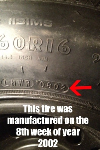 tire manufacture date identication